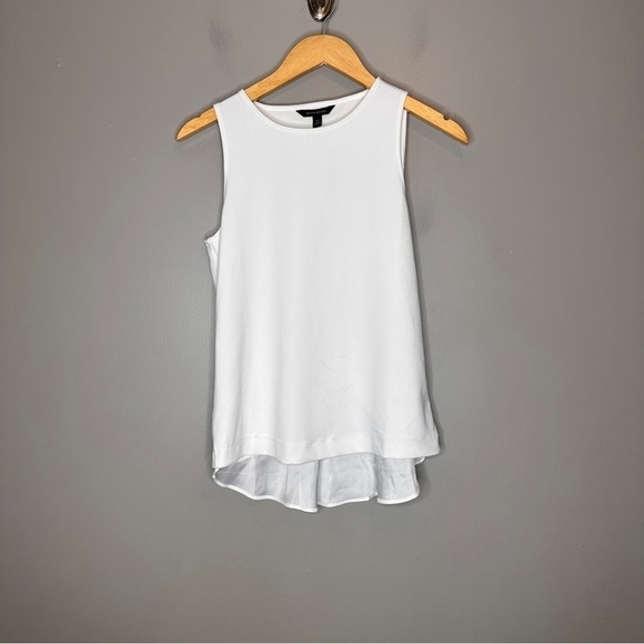 NWT Banana Republic White crossover back blouse - Picture 1 of 8